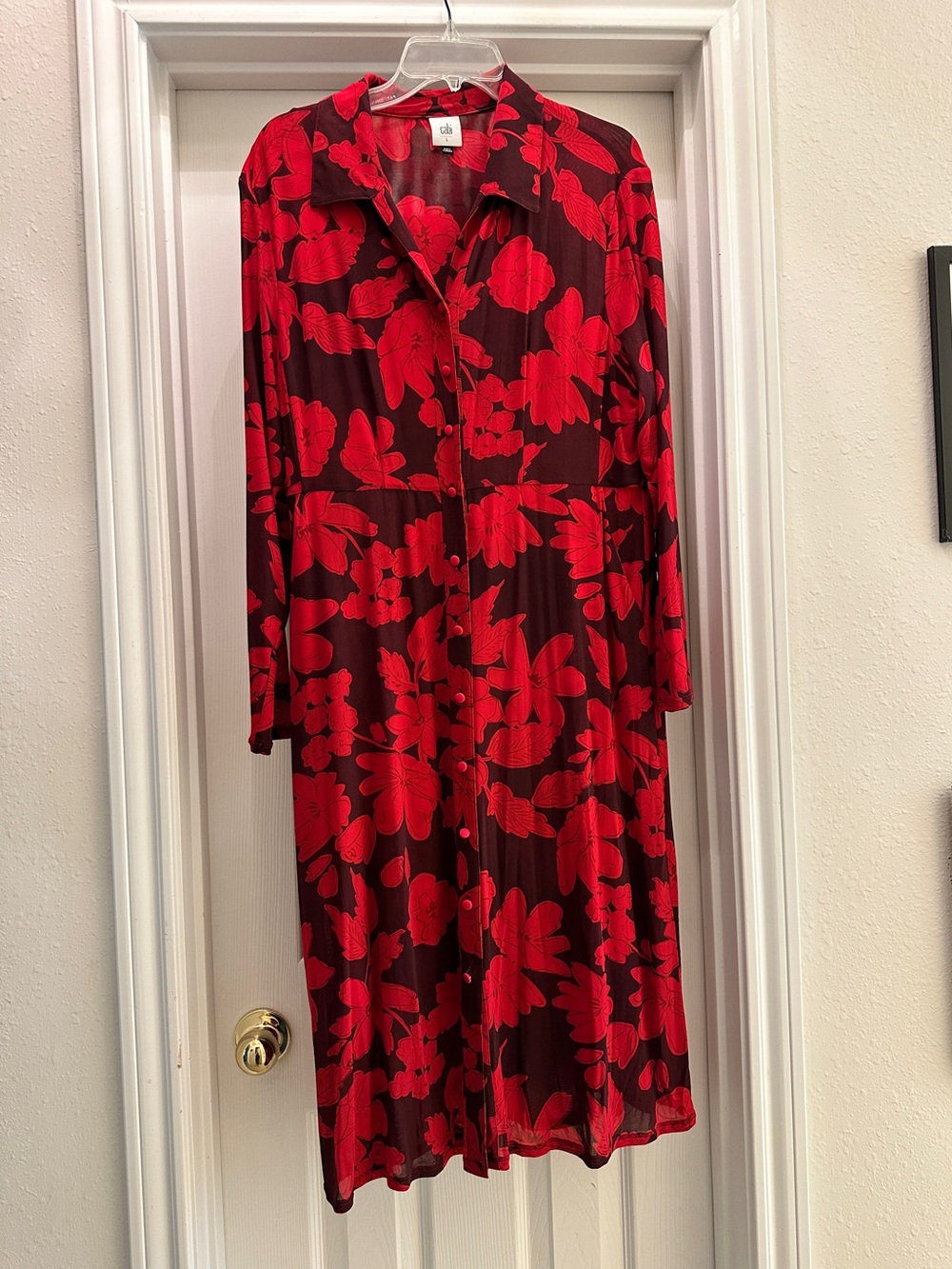 CAbi Fall 2022 Floral Burst dress | size large